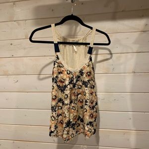 Xhilaration | Floral Lace Tank